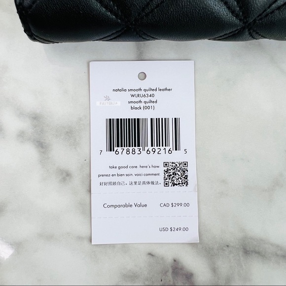 Kate Spade Natalia Quilted Smooth Leather Large Continental Wallet - Picture 4 of 4